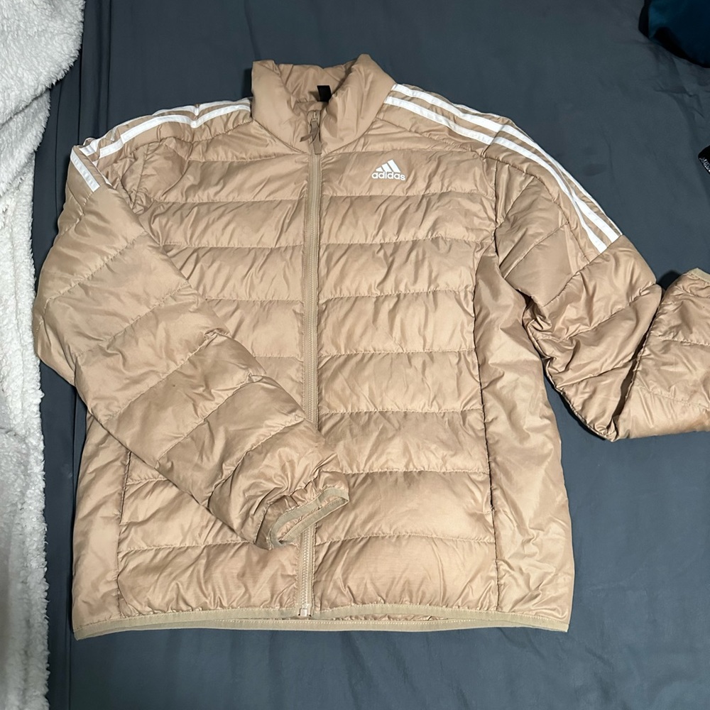 Gold adidas jacket